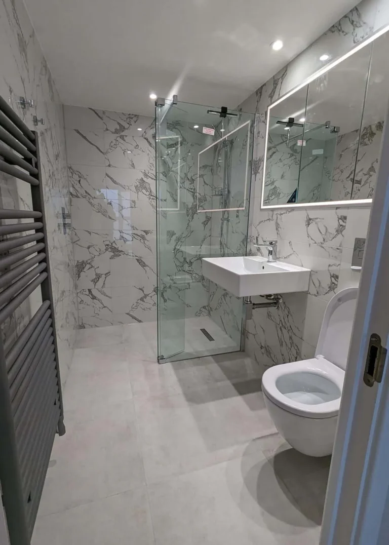 new modern bathroom installation Colosseum Property Solutions